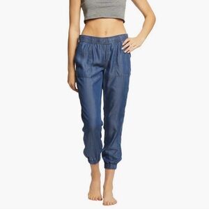 Prana Aberdeen Jogger blue chambray Tencel pants